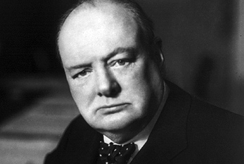 Foto von Sir <b>Winston Churchill</b>, Premierminister des Vereinigten Königreichs. - winston-churchill-tag